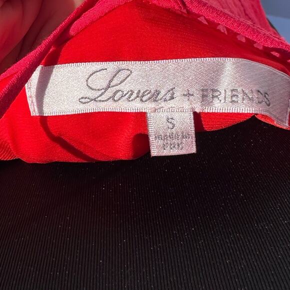 Lovers and Friends NWT Summer Glow Top in Fire Women’s Size Small REVOLVE Party - Picture 4 of 13